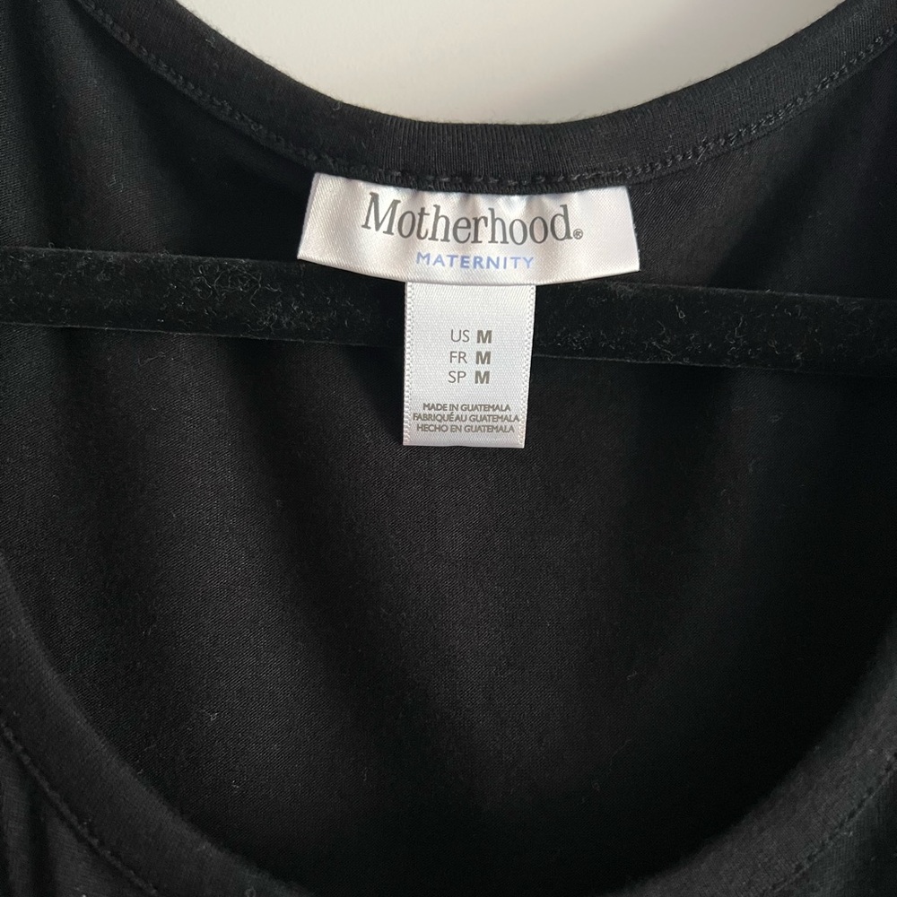 Motherhood Maternity Black Dress